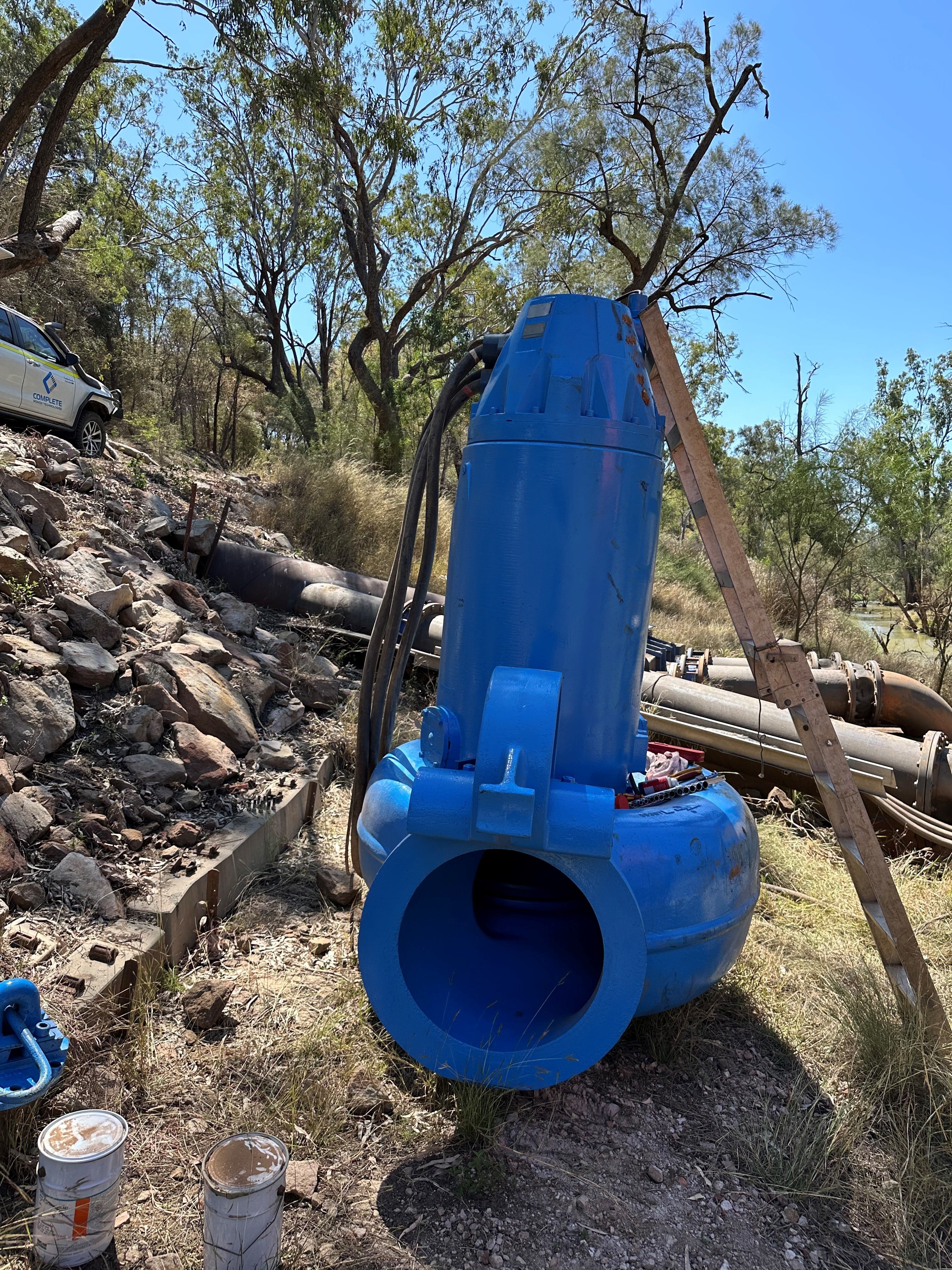 Installation and Commissioning of 185kW Fylght Submersible Pump