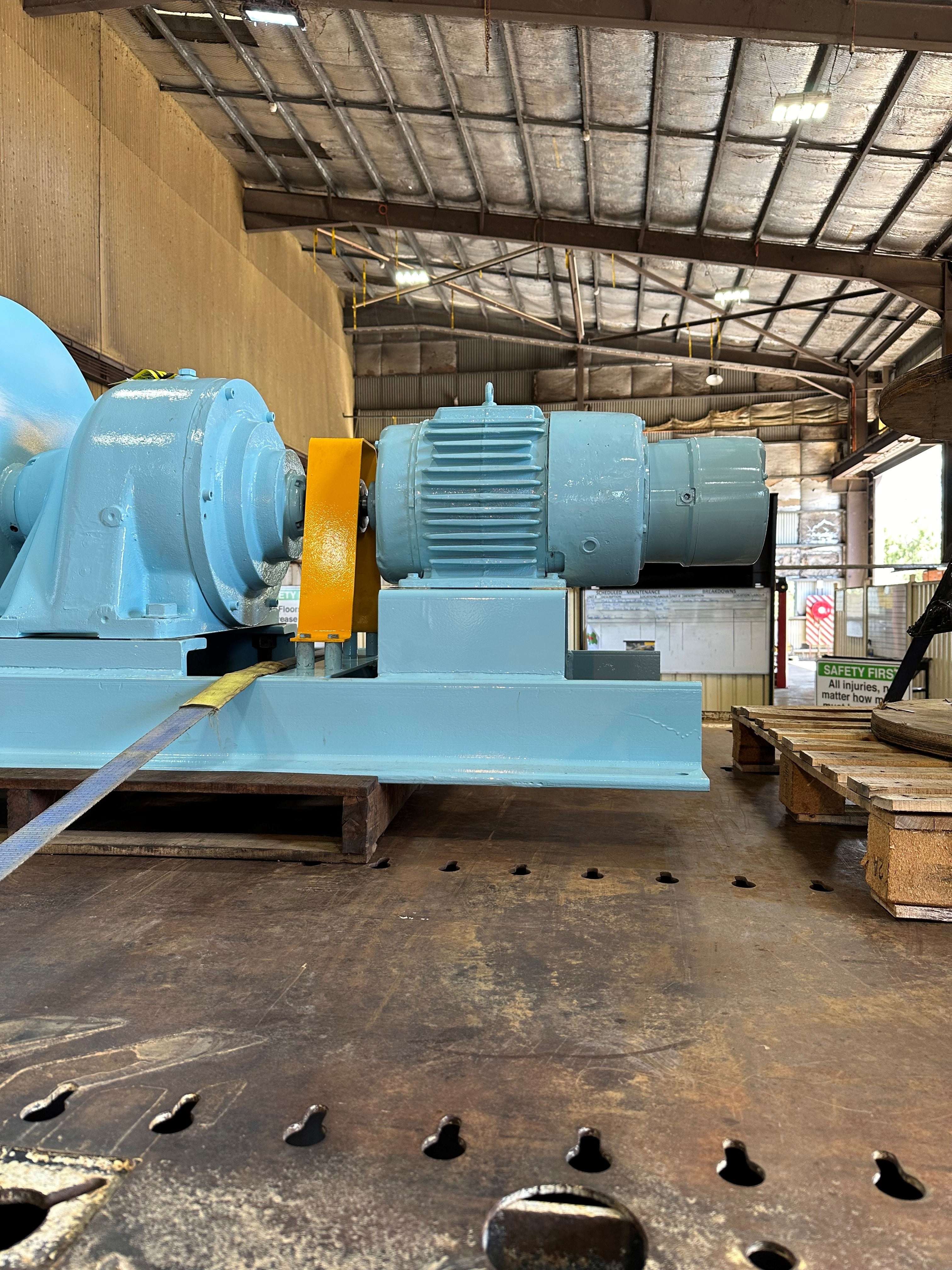 Tugger Winch Motor Overhaul for 8050 Marion Dragline